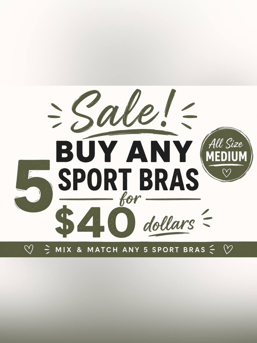BUY ANY 5 for $40